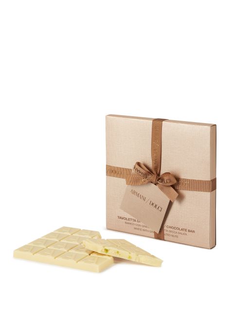 Cioccolato bianco con frutta secca salata 60g