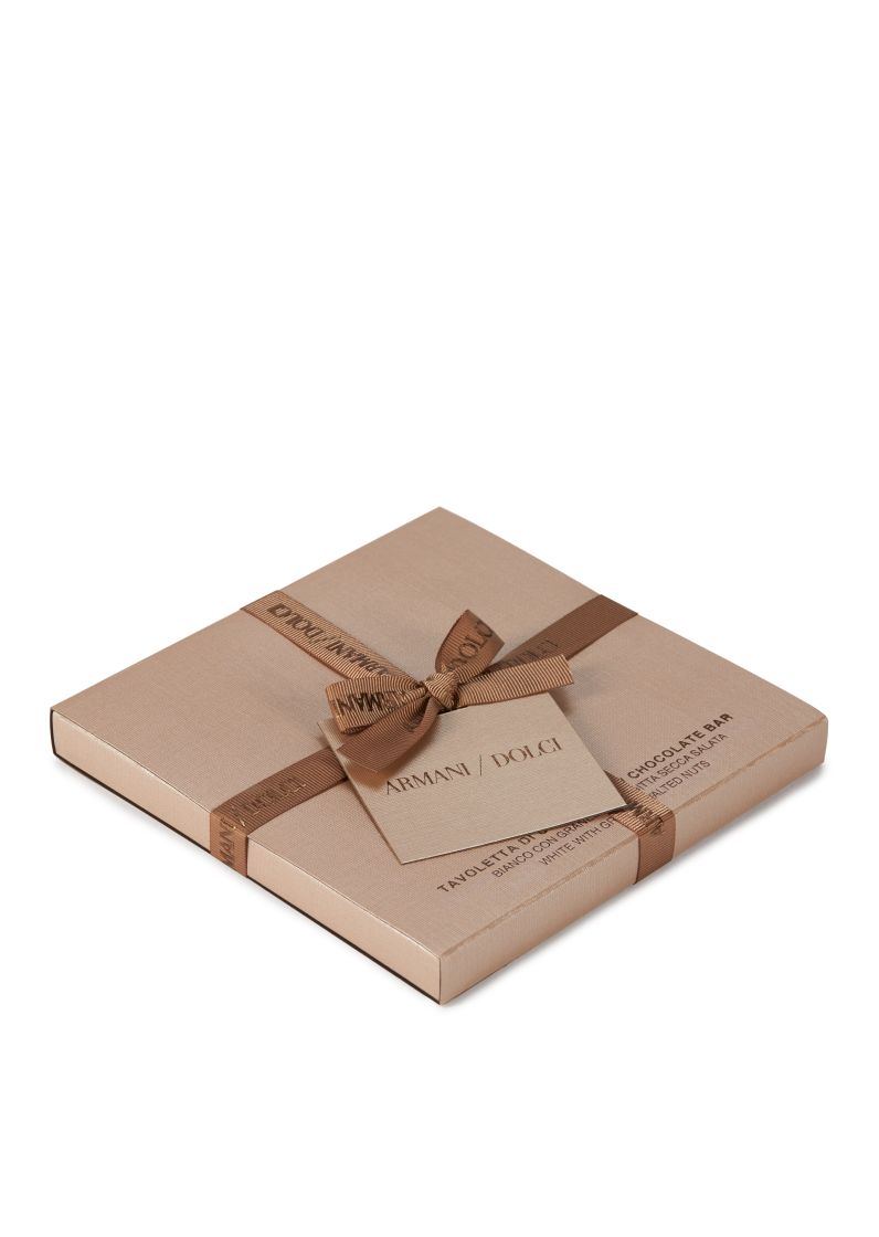 Cioccolato bianco con frutta secca salata 60g