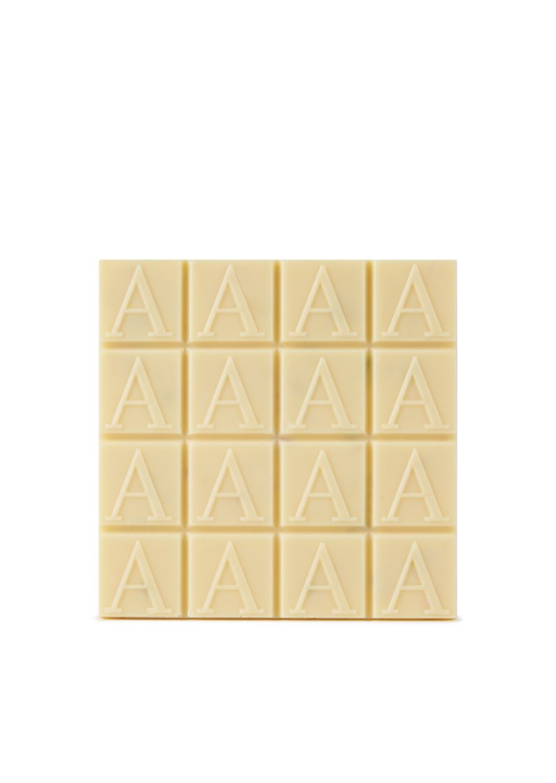 Cioccolato bianco con frutta secca salata 60g