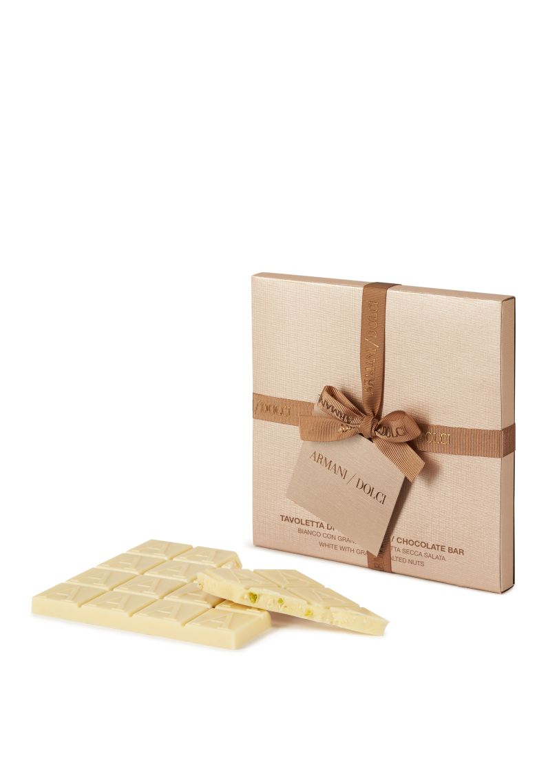 Cioccolato bianco con frutta secca salata 60g
